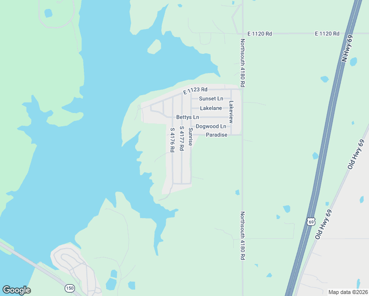 map of restaurants, bars, coffee shops, grocery stores, and more near 880 RR 2 in Checotah