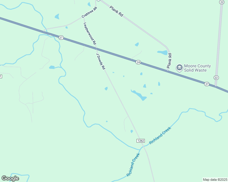 map of restaurants, bars, coffee shops, grocery stores, and more near 150 J Dowdy Road in Carthage