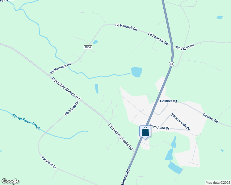 map of restaurants, bars, coffee shops, grocery stores, and more near 740 Pleasantdale Dr in Shelby