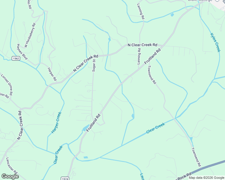 map of restaurants, bars, coffee shops, grocery stores, and more near 1935 Fruitland Road in Hendersonville