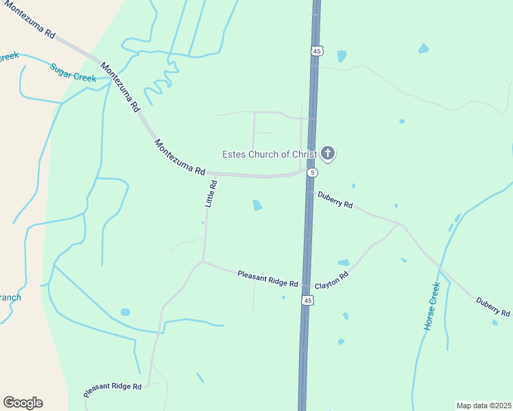 map of restaurants, bars, coffee shops, grocery stores, and more near 215 Montezuma Road in Finger