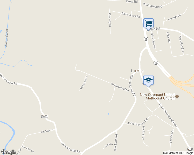 map of restaurants, bars, coffee shops, grocery stores, and more near Whippoorwill Lane in Mount Holly