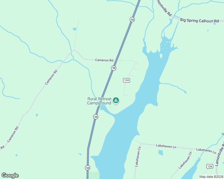 map of restaurants, bars, coffee shops, grocery stores, and more near 5742 Tennessee 58 in Decatur