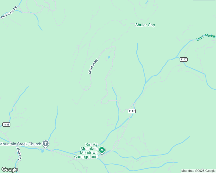 map of restaurants, bars, coffee shops, grocery stores, and more near 600 Baines Mountain Road in Bryson City