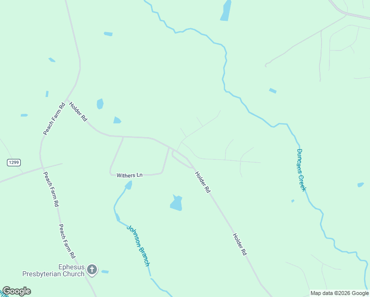 map of restaurants, bars, coffee shops, grocery stores, and more near 78 Lomie McLean Lane in Lillington