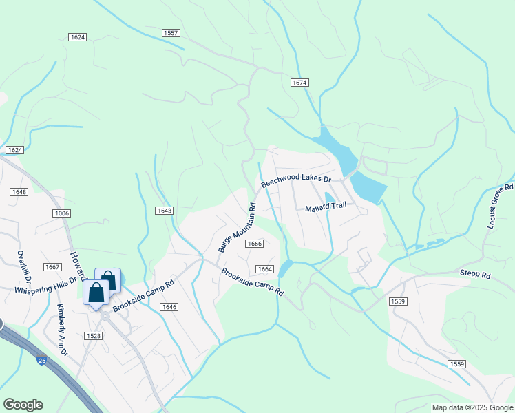 map of restaurants, bars, coffee shops, grocery stores, and more near 4 Beechwood Lakes Drive in Hendersonville