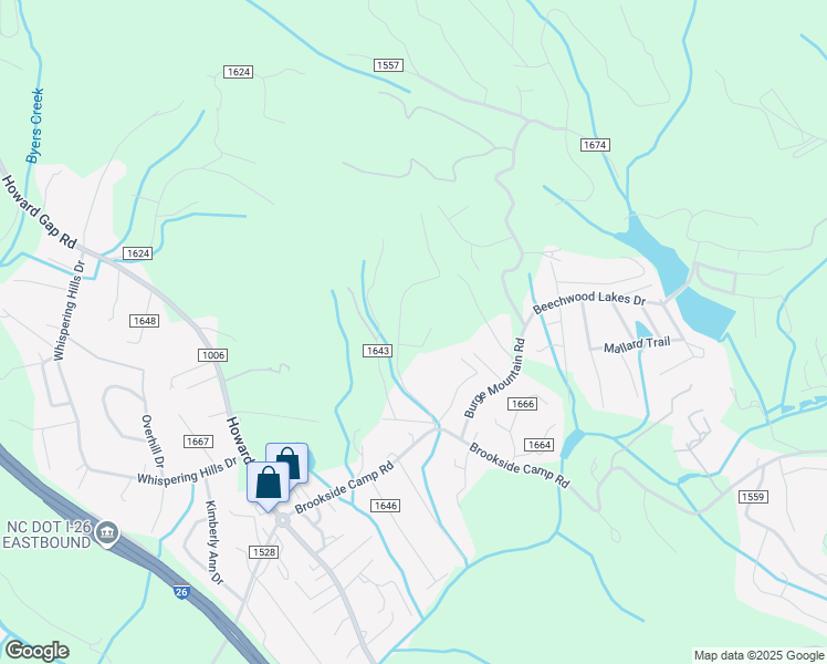 map of restaurants, bars, coffee shops, grocery stores, and more near 80 Lynn Estate Road in Hendersonville