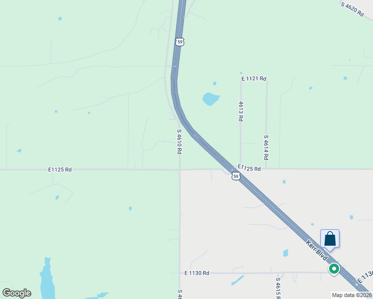 map of restaurants, bars, coffee shops, grocery stores, and more near N4610 Road in Gans