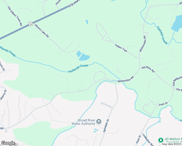 map of restaurants, bars, coffee shops, grocery stores, and more near 771 Whiteside Road in Rutherfordton