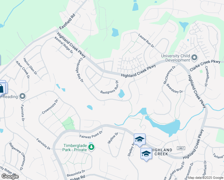 map of restaurants, bars, coffee shops, grocery stores, and more near 5229 Bentgrass Run Drive in Charlotte