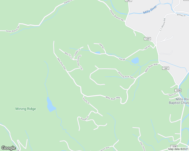 map of restaurants, bars, coffee shops, grocery stores, and more near 549 Shinning Rock Path in Mills River