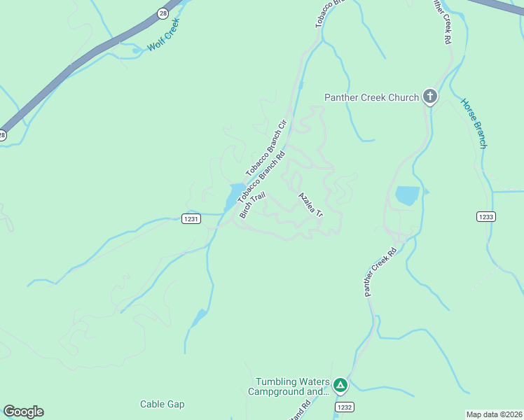 map of restaurants, bars, coffee shops, grocery stores, and more near 209 Pine Ridge Trail in Almond