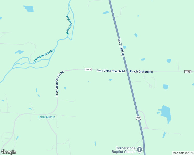map of restaurants, bars, coffee shops, grocery stores, and more near 1661 Lees Union Church Road in Four Oaks