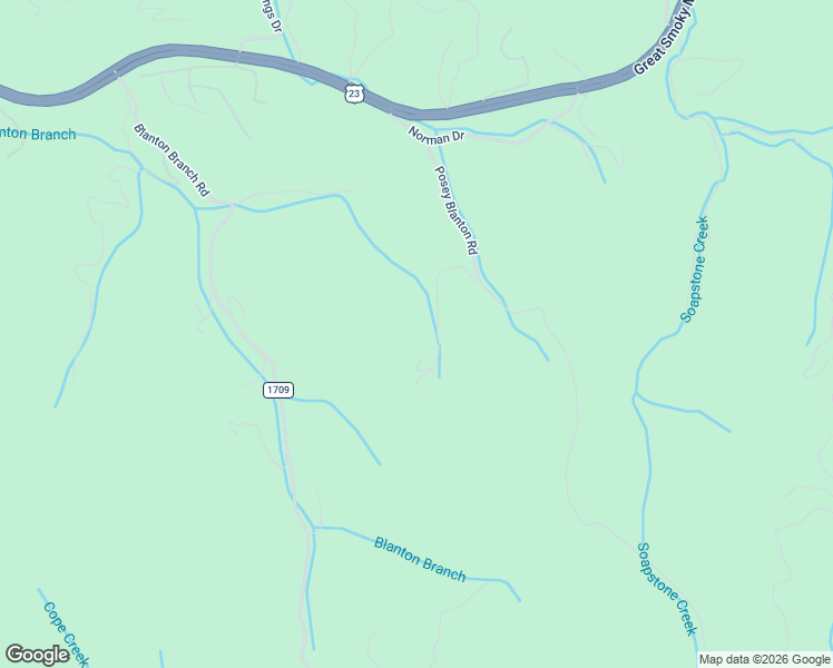 map of restaurants, bars, coffee shops, grocery stores, and more near 336 Posey Blanton Road in Sylva