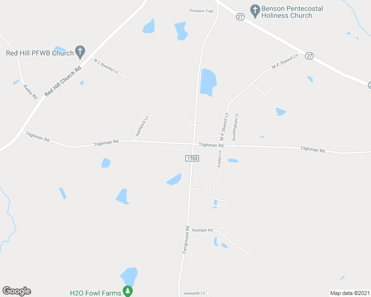map of restaurants, bars, coffee shops, grocery stores, and more near 804 Tilghman Road in Dunn