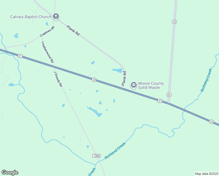 map of restaurants, bars, coffee shops, grocery stores, and more near 27 North Carolina 24 in Eagle Springs