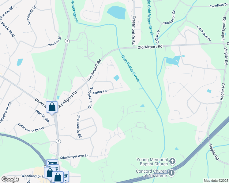 map of restaurants, bars, coffee shops, grocery stores, and more near 1128 Setter Lane in Concord