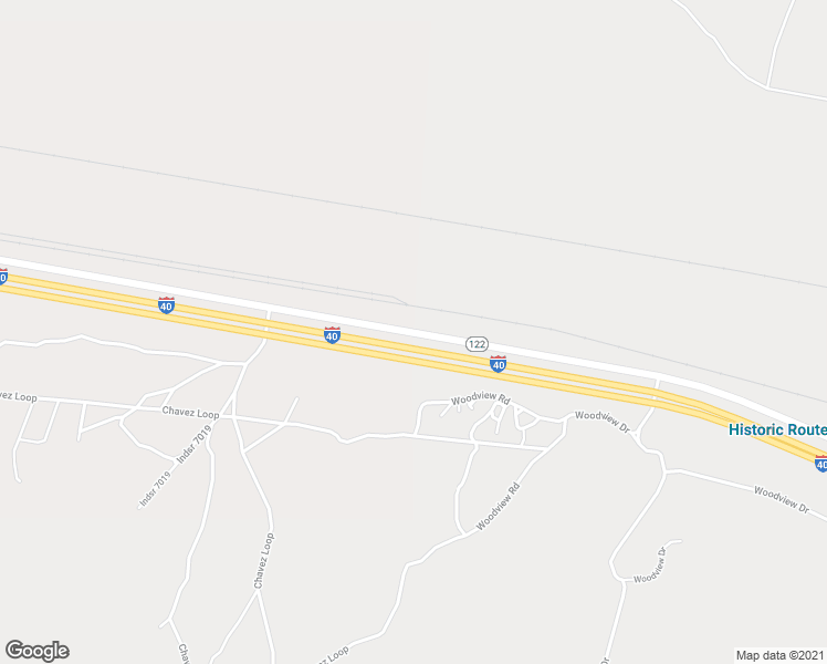 map of restaurants, bars, coffee shops, grocery stores, and more near Frontage Rd in Thoreau