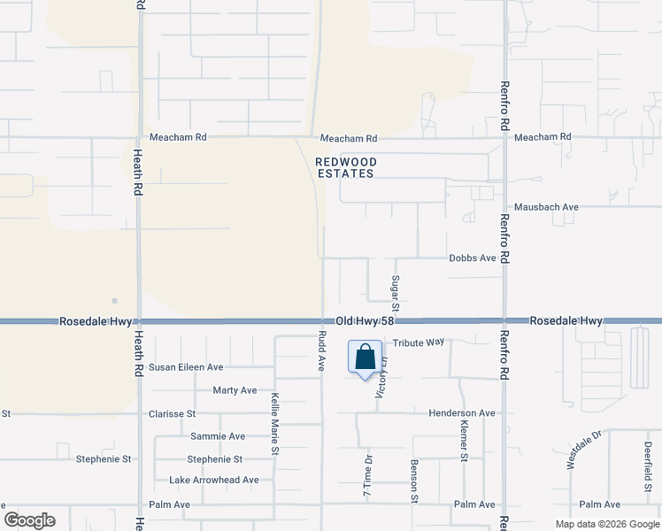 map of restaurants, bars, coffee shops, grocery stores, and more near 2719 Tami Court in Bakersfield