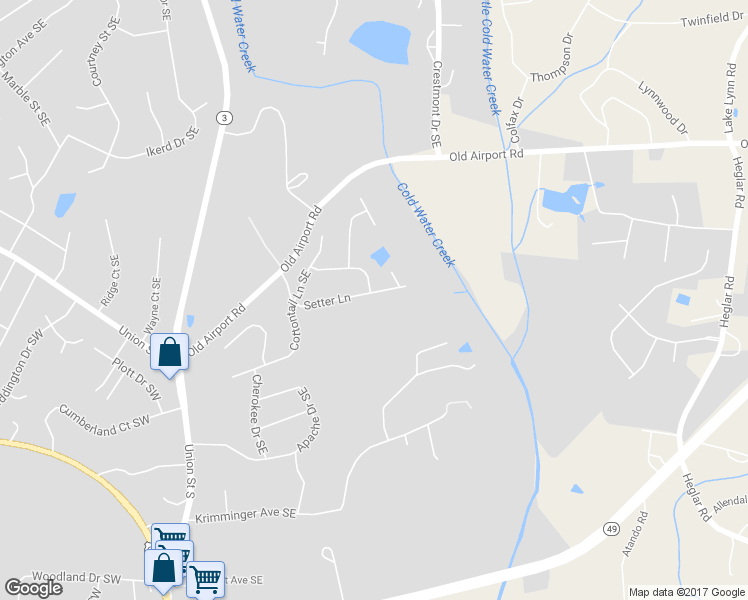 map of restaurants, bars, coffee shops, grocery stores, and more near 1128 Setter Lane in Concord