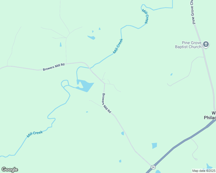 map of restaurants, bars, coffee shops, grocery stores, and more near 536 Browers Mill Road in Star