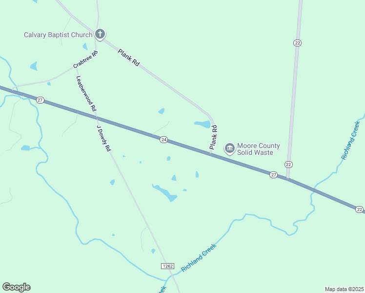 map of restaurants, bars, coffee shops, grocery stores, and more near 10611 North Carolina 27 in Carthage