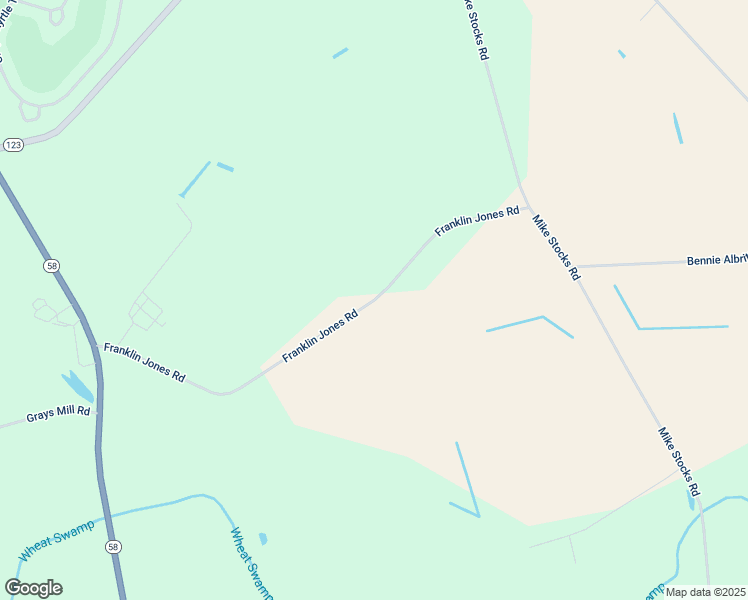 map of restaurants, bars, coffee shops, grocery stores, and more near Franklin Jones Road in Snow Hill