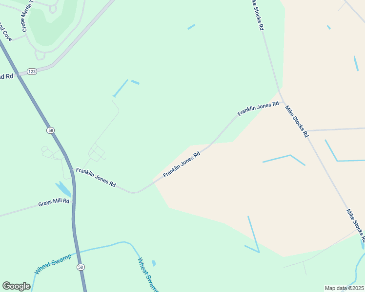 map of restaurants, bars, coffee shops, grocery stores, and more near Franklin Jones Road in Snow Hill
