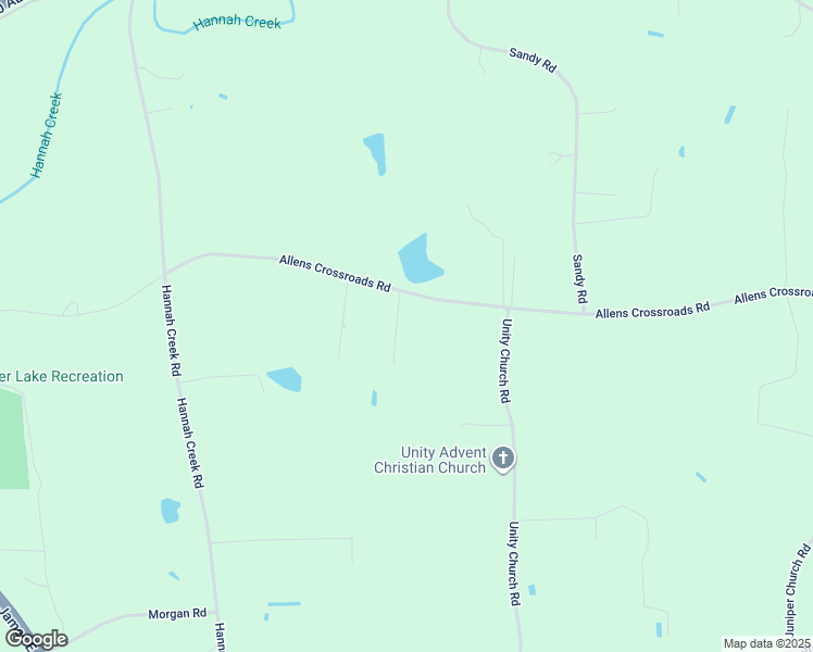 map of restaurants, bars, coffee shops, grocery stores, and more near 2035 Allens Crossroads Road in Four Oaks