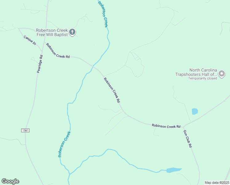 map of restaurants, bars, coffee shops, grocery stores, and more near Robinson Creek Road in Bostic