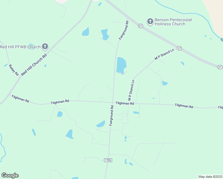 map of restaurants, bars, coffee shops, grocery stores, and more near 2612 Fairground Road in Coats