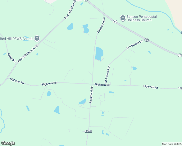 map of restaurants, bars, coffee shops, grocery stores, and more near 2612 Fairground Road in Coats