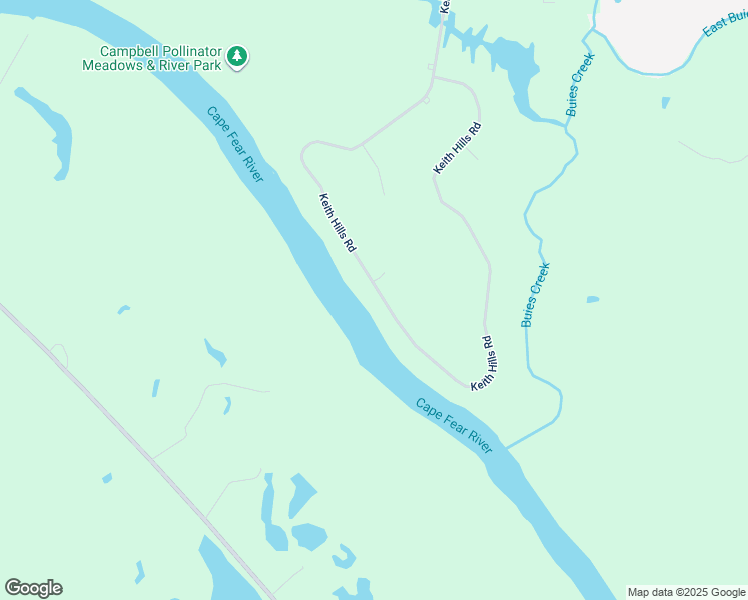 map of restaurants, bars, coffee shops, grocery stores, and more near 1228 Keith Hills Road in Lillington