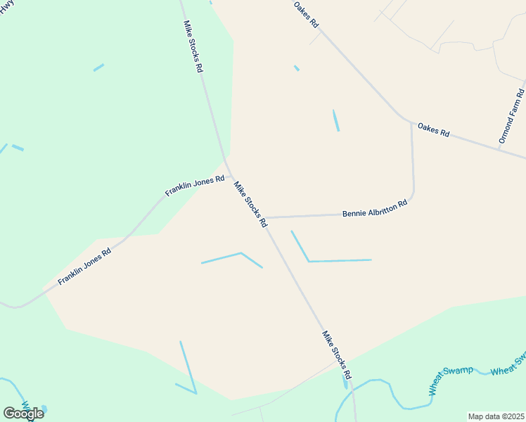 map of restaurants, bars, coffee shops, grocery stores, and more near 774 Bennie Albritton Road in Hookerton