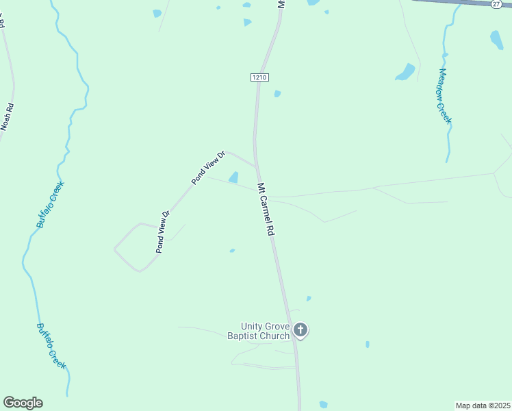 map of restaurants, bars, coffee shops, grocery stores, and more near 588 Mount Carmel Road in Carthage