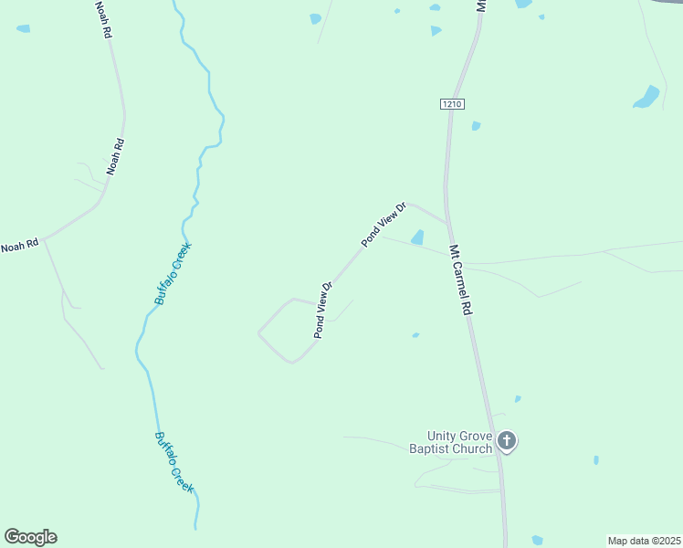 map of restaurants, bars, coffee shops, grocery stores, and more near Pond View Drive in Moore County
