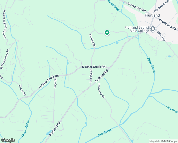 map of restaurants, bars, coffee shops, grocery stores, and more near 142 Lanning Road in Hendersonville