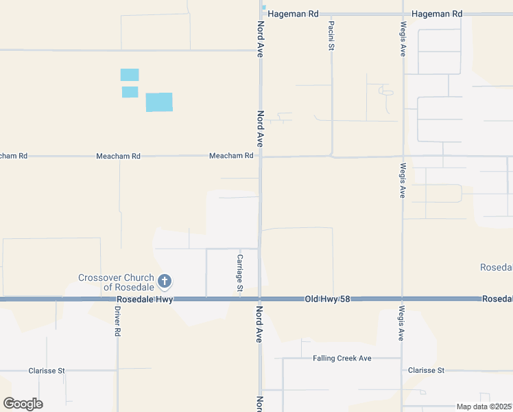 map of restaurants, bars, coffee shops, grocery stores, and more near 3119 Nord Avenue in Bakersfield