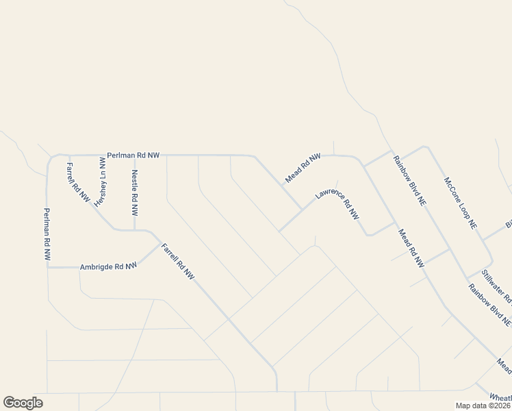 map of restaurants, bars, coffee shops, grocery stores, and more near Altoona Road Northwest in Rio Rancho