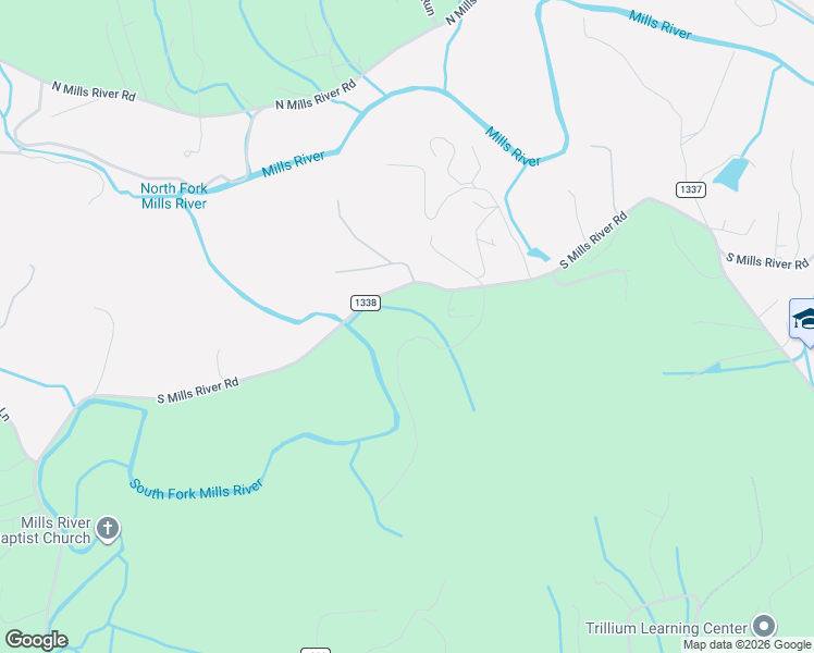 map of restaurants, bars, coffee shops, grocery stores, and more near 9 Indian Trail in Mills River