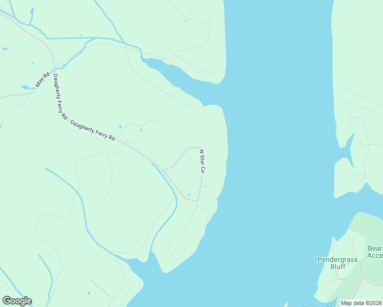 map of restaurants, bars, coffee shops, grocery stores, and more near 16653 North Star Circle in Sale Creek