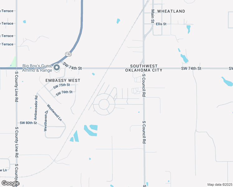 map of restaurants, bars, coffee shops, grocery stores, and more near Prince in Oklahoma City