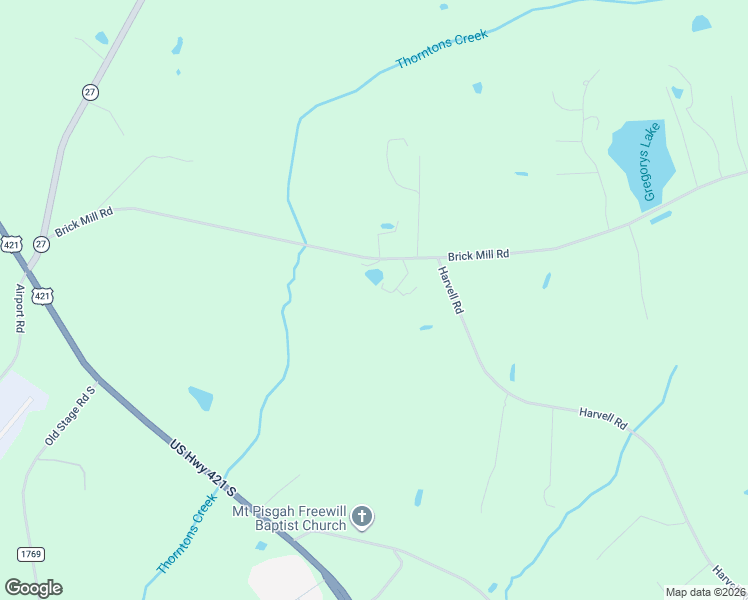 map of restaurants, bars, coffee shops, grocery stores, and more near 2501 Brick Mill Road in Coats