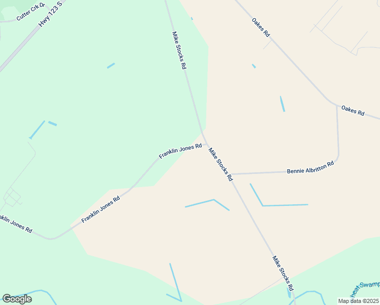 map of restaurants, bars, coffee shops, grocery stores, and more near 1142 Franklin Jones Road in Hookerton