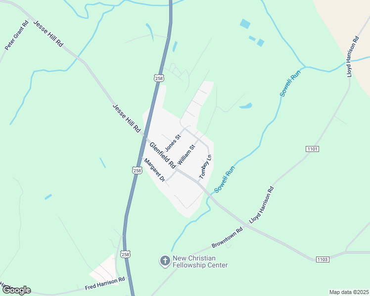 map of restaurants, bars, coffee shops, grocery stores, and more near 109 William Street in Snow Hill