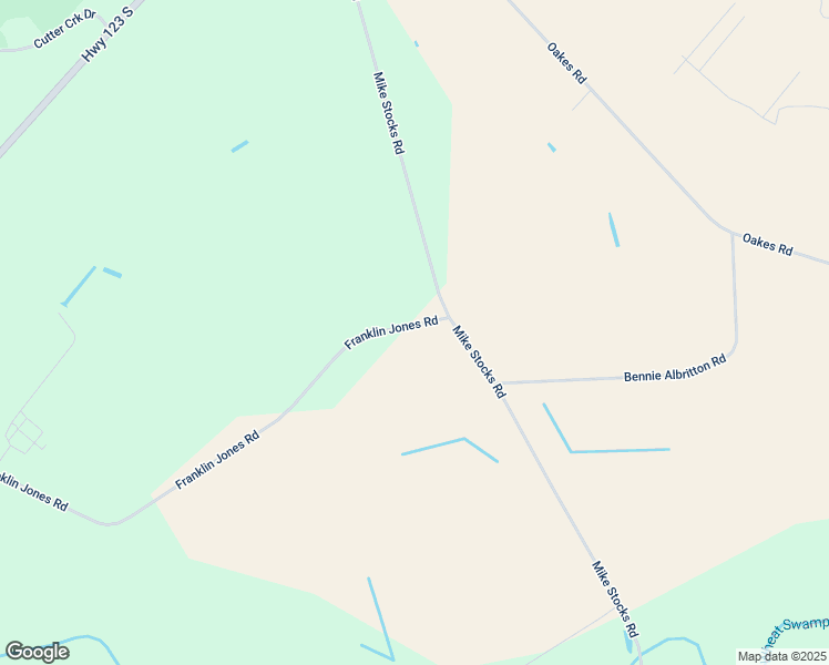 map of restaurants, bars, coffee shops, grocery stores, and more near 1142 Franklin Jones Road in Hookerton
