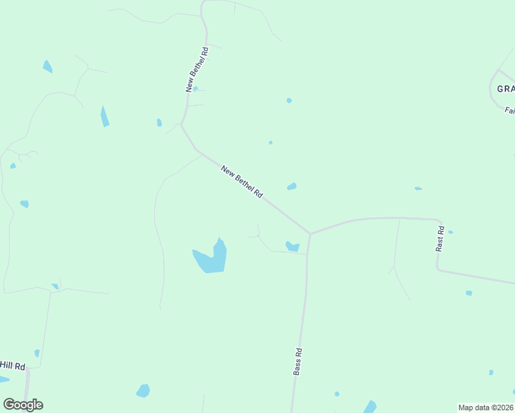 map of restaurants, bars, coffee shops, grocery stores, and more near 9633 New Bethel Road in Millington