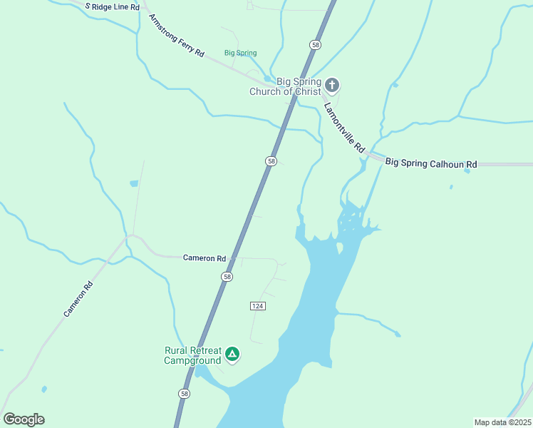 map of restaurants, bars, coffee shops, grocery stores, and more near 6456 Tennessee 58 in Decatur