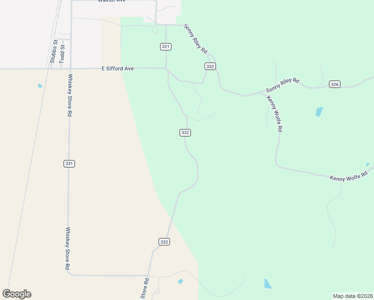 map of restaurants, bars, coffee shops, grocery stores, and more near County Road 332 in Cherry Valley