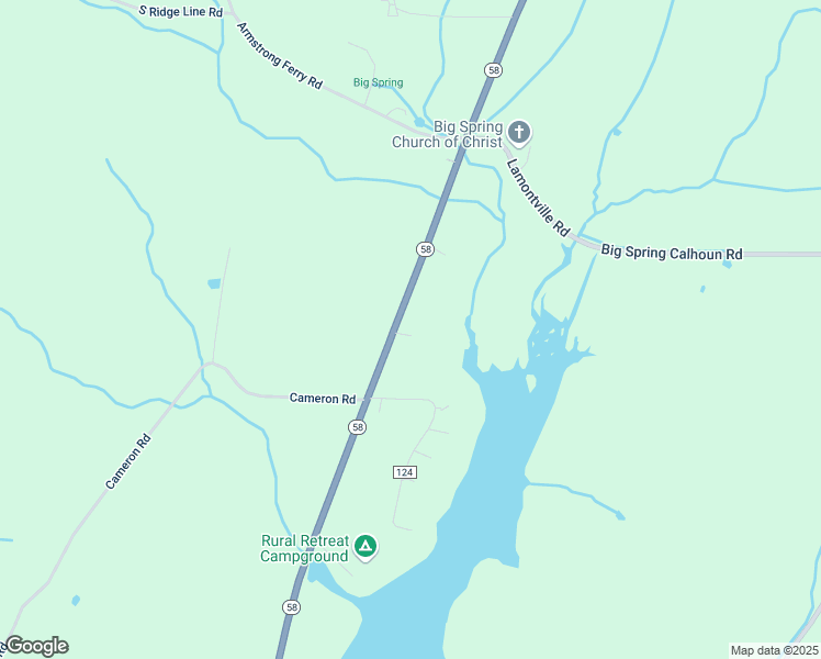 map of restaurants, bars, coffee shops, grocery stores, and more near 6456 Tennessee 58 in Decatur